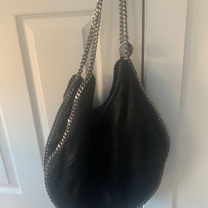 Stella McCartney Chain and Leather hobo handbag